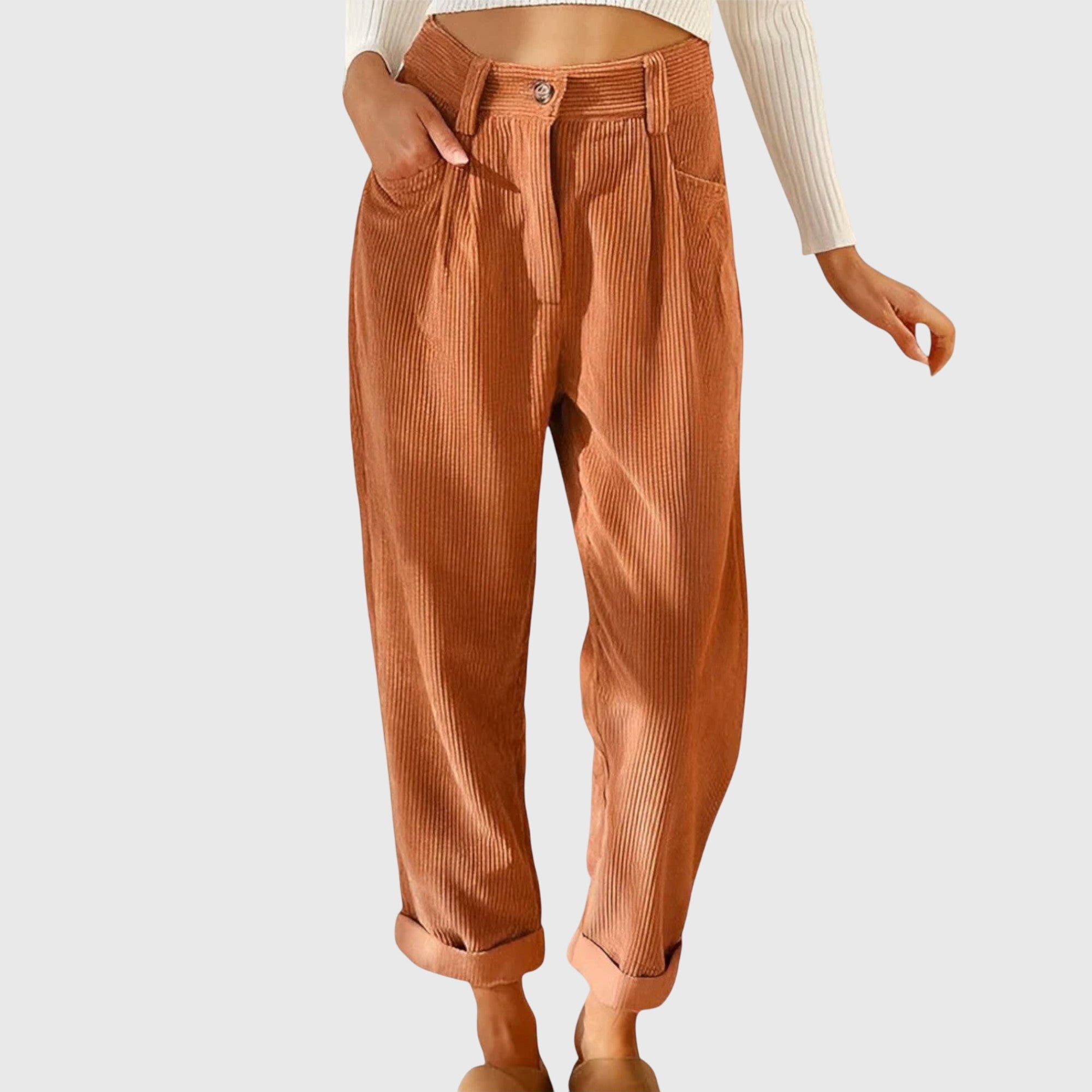 Jana - Modern Cord Pants Aurevea Atelier