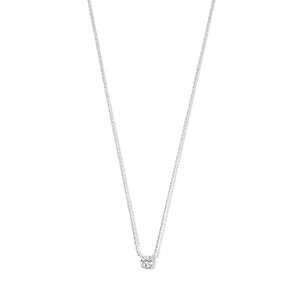 Ysavienna | Moissanite Stone Necklace 14k Gold Aurevea Atelier