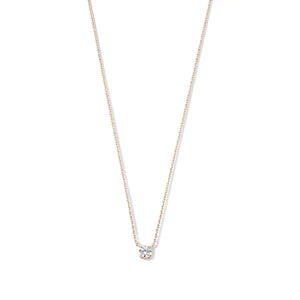 Ysavienna | Moissanite Stone Necklace 14k Gold Aurevea Atelier