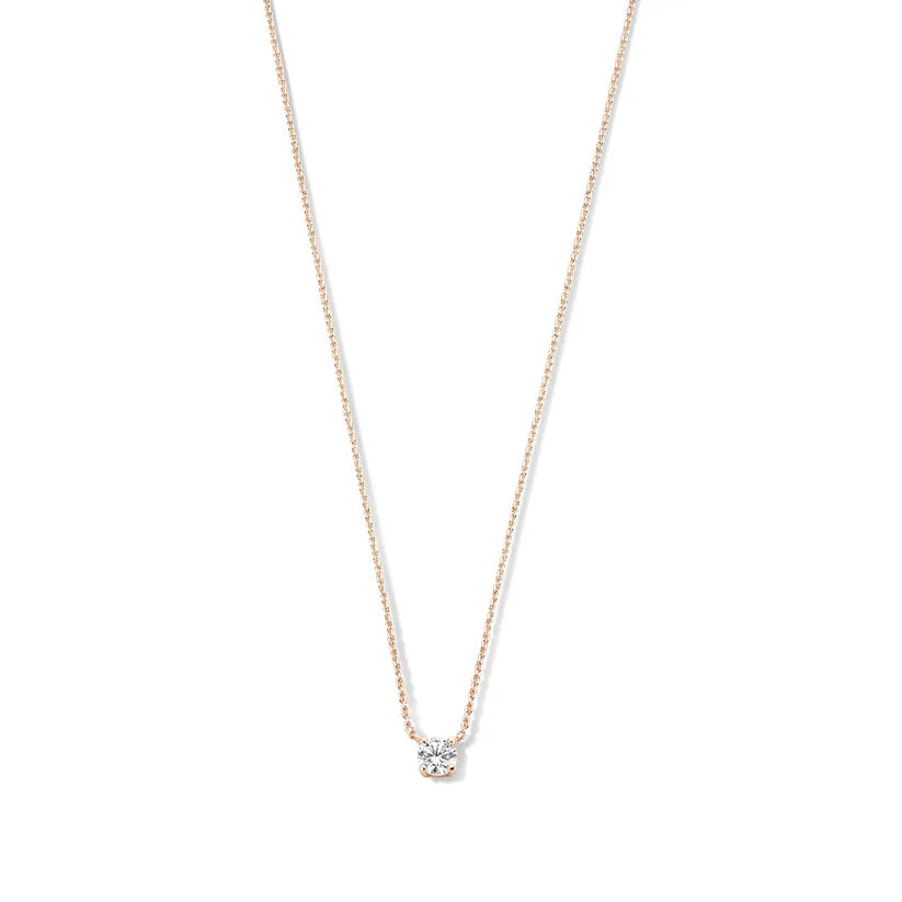 Ysavienna | Moissanite Stone Necklace 14k Gold Aurevea Atelier