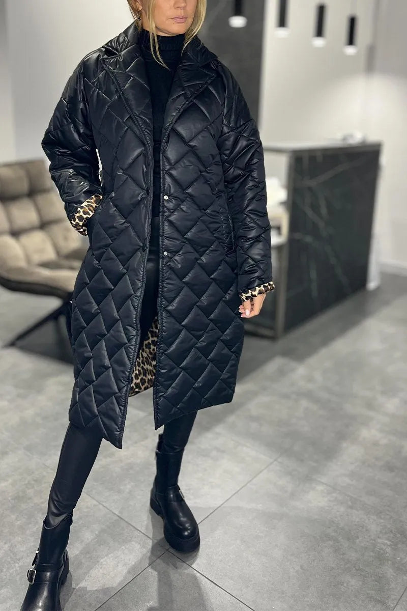 Kynzi™ | Elegant Quilted Coat Aurevea Atelier