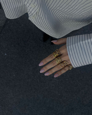 Jaylinette | Big Ring 18K Gold Aurevea Atelier